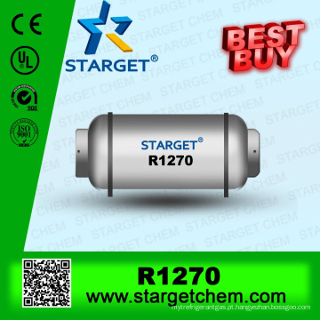 Propileno C3H6 R1270 em tanque de tonelada 380kg